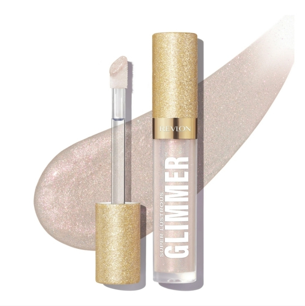 Revlon New Super Lustrous Glimmer Diamond Drama Lip Gloss 001 Glitter